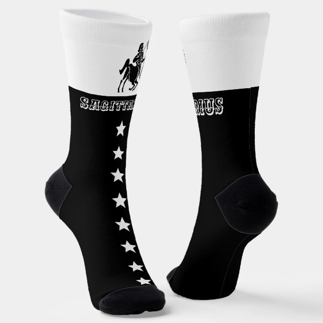 Zodiac Sagittarius Socken (Gewinkelt)