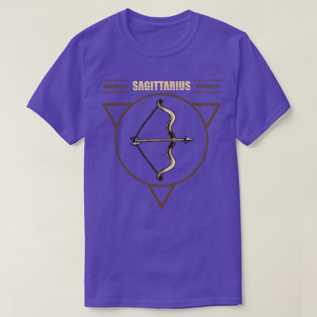 Zodiac Sagittarius T-Shirt (Design vorne)