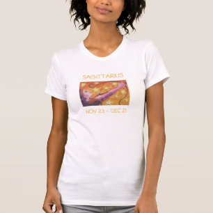 Zodiac Sagittarius T - Shirt Ladys text