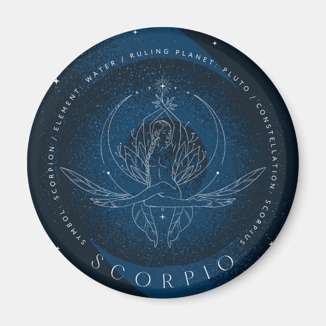 Zodiac-Schildmagnete Magnet (Vorne)