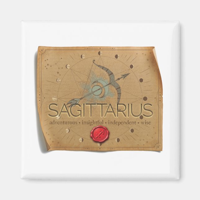 ZODIAC - Schütze - Magnet (Vorne)