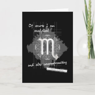 Zodiac Scorpio Karte