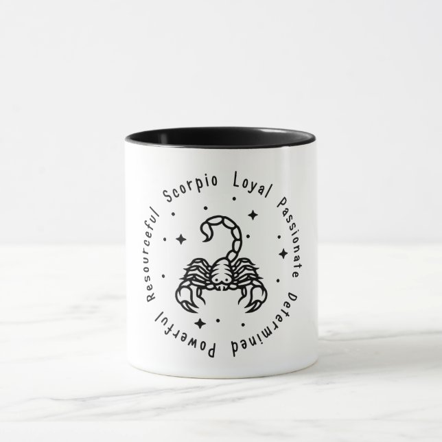 Zodiac Scorpio Mug (Centre)