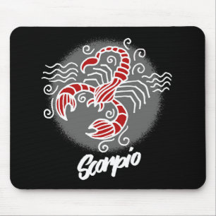 Zodiac Scorpio Symbol Mouse Pad Mousepad