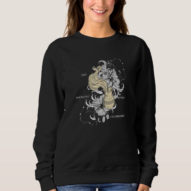 Zodiac sign Aquarius   Sweatshirt (Vorderseite)