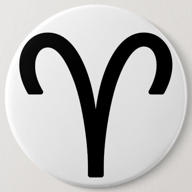 Zodiac sign Aries Button (Vorderseite)