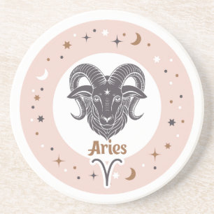Zodiac Sign Aries Getränkeuntersetzer