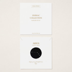 Zodiac Sign Aries Juwelier Display Card