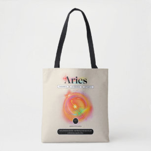 Zodiac Sign ARIES Zitat Elementfeuer Tasche