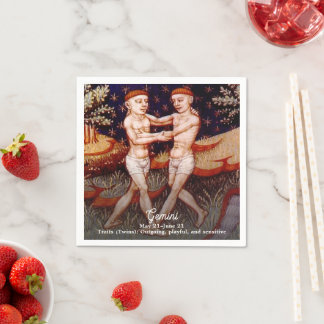Zodiac Sign Birthday Party Serviette