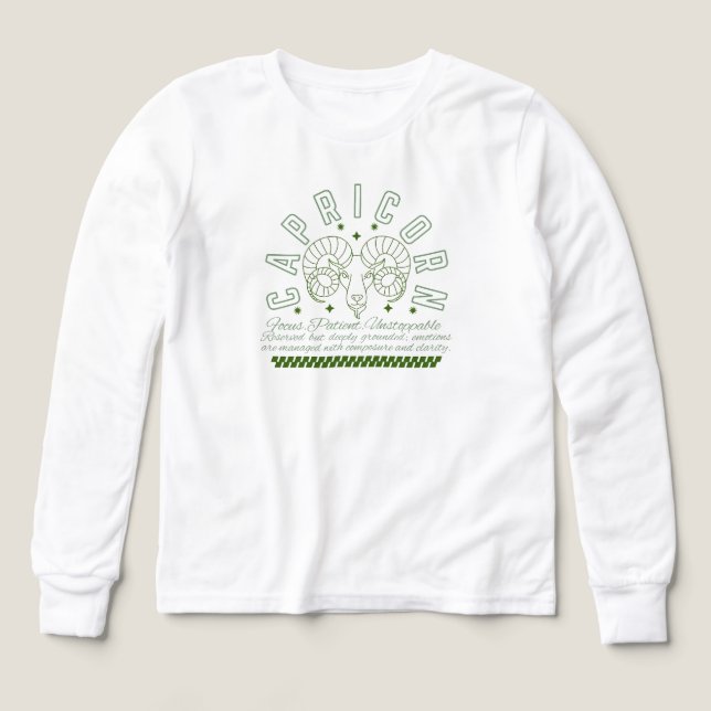 Zodiac sign-CAPRICORN born (Design Vorderseite)