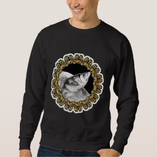 Zodiac Sign Fish Gold Sweatshirt