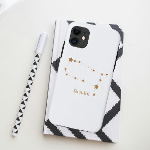 Zodiac Sign Gold Gemini   Element Air Case-Mate iPhone Hülle