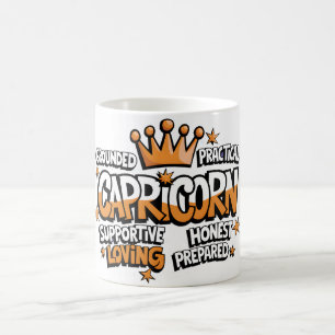 Zodiac Sign Graffiti/Capricorn Kaffeetasse