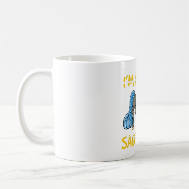 Zodiac Sign Ich bin ein Schütze Kaffeetasse (Links)