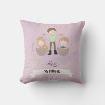 Zodiac Sign Libra Boy Fügen Sie einen Namen Throw 