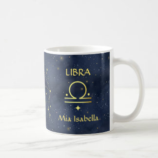 Zodiac Sign Libra & Celestial Cat Tasse