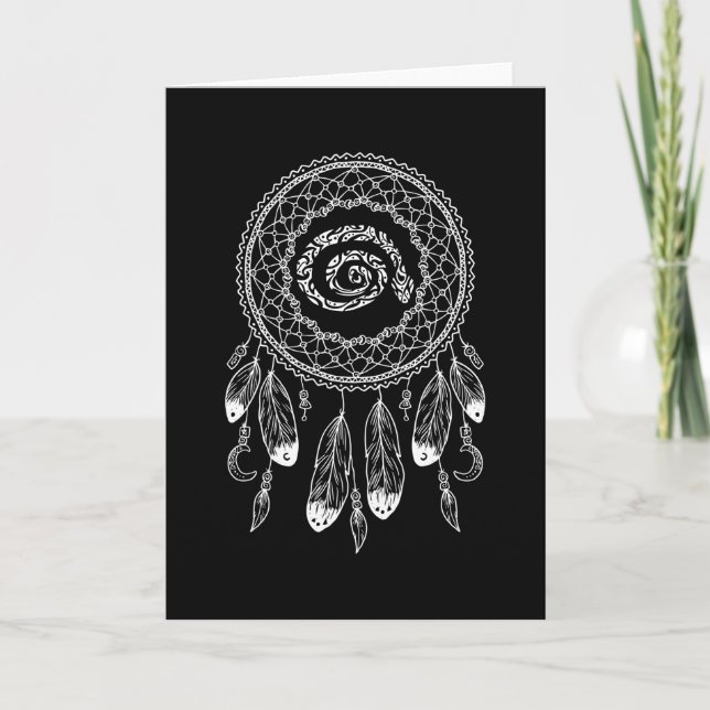 Zodiac Sign Native American Snake Karte (Vorderseite)