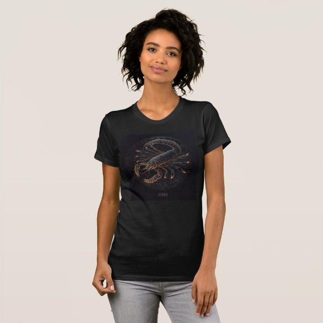 Zodiac Sign Scorpio T-Shirt (Vorne ganz)