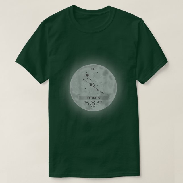Zodiac Sign Taurus 2600 T-Shirt (Design vorne)
