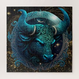 Zodiac Sign Taurus Puzzle, 20"x20" 676 Stk.