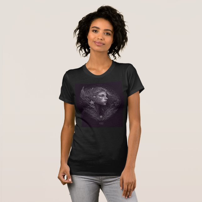Zodiac Sign Virgo T-Shirt (Vorne ganz)