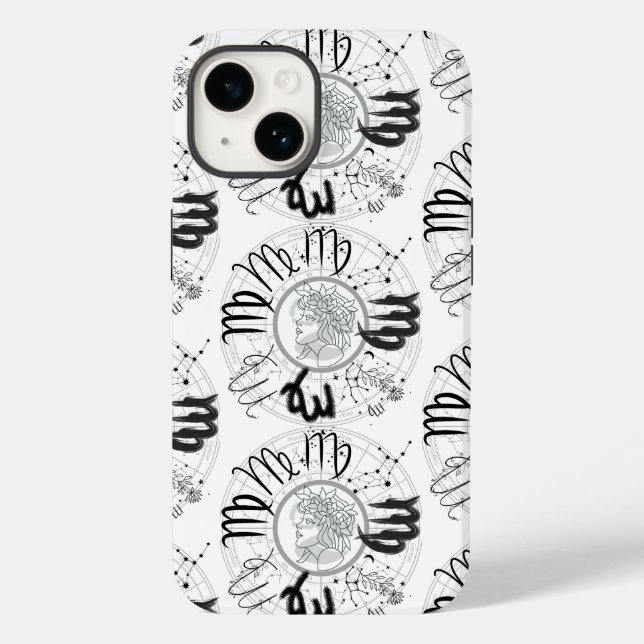 Zodiac Sign - Virgo.w Case-Mate iPhone 14 Hülle (Rückseite)
