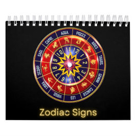 Zodiac signiert Astrologischer Sammlungs-Mauerkale Kalender