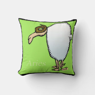 Zodiac Signs Aries Birthday Pillow Kissen