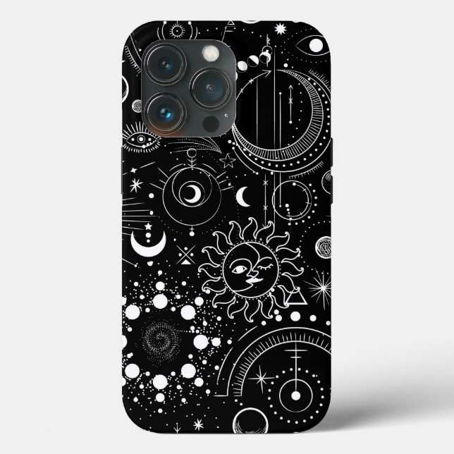 Zodiac Signs Night Sky Constellars Case-Mate iPhone Hülle (Rückseite)