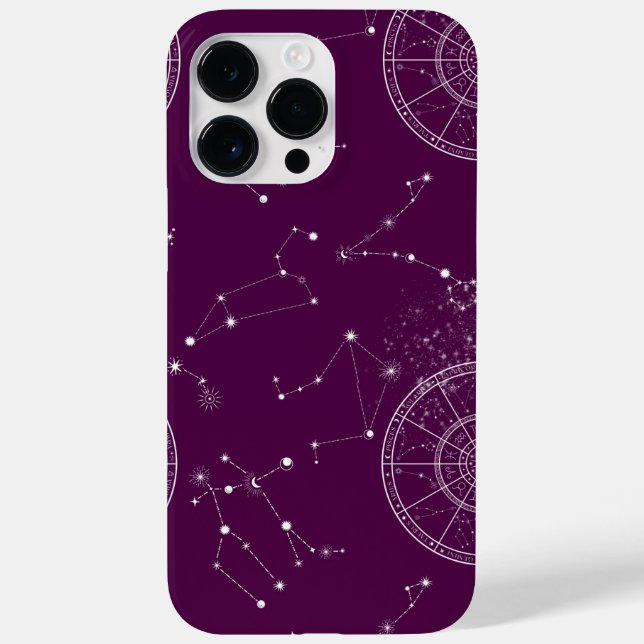 ZODIAC STARRY SKY PATTERN Case-Mate iPhone 14 PRO MAX HÜLLE (Rückseite)