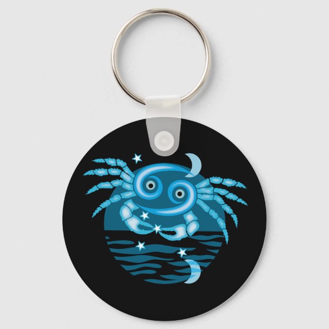 Zodiac-Sternzeichen - Krebszeichen Schlüsselanhänger (Vorderseite)