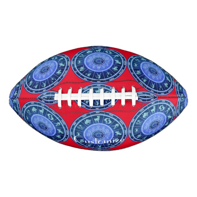 Zodiac Sun Sign Astrologie Kalender Thunder_Cove Football (Vorderseite)