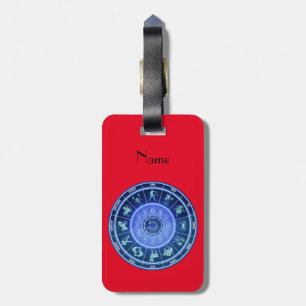 Zodiac Sun Sign Astrologie Kalender Thunder_Cove Gepäckanhänger