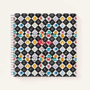 Zodiac Sun Sign Astrologie Kalender Thunder_Cove Notizbuch