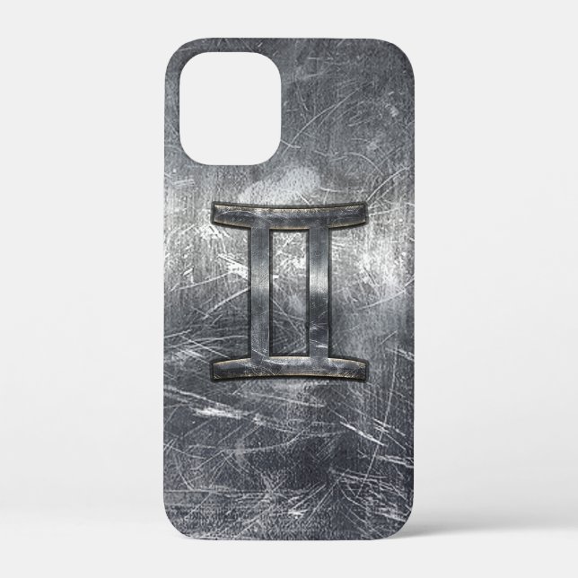 Zodiac-Symbol in Grunge Beändigter Stil Case-Mate iPhone Hülle (Rückseite)