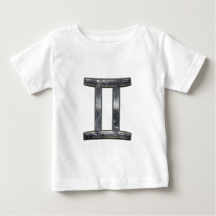 Zodiac-Symbol in Grunge Distressed Style Baby T-shirt