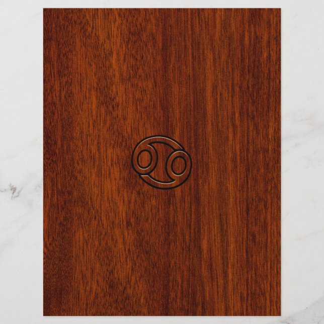 Zodiac Symbol on Mahogany Style Decor (Vorderseite)