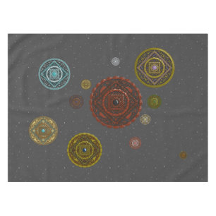 Zodiac-Tabletten Tischdecke