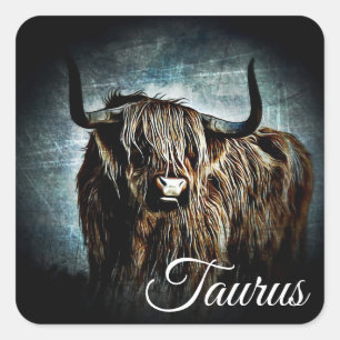 Zodiac Taurus Bull Symbol Astrologie Stickers