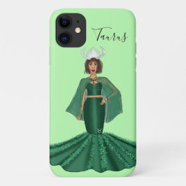 Zodiac Taurus Goddess mit Hörnern Case-Mate iPhone Hülle