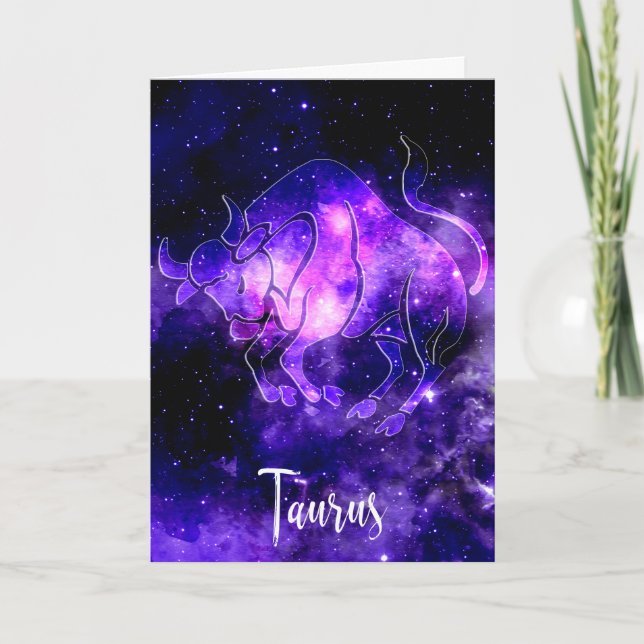 Zodiac : Taurus Karte (Vorderseite)