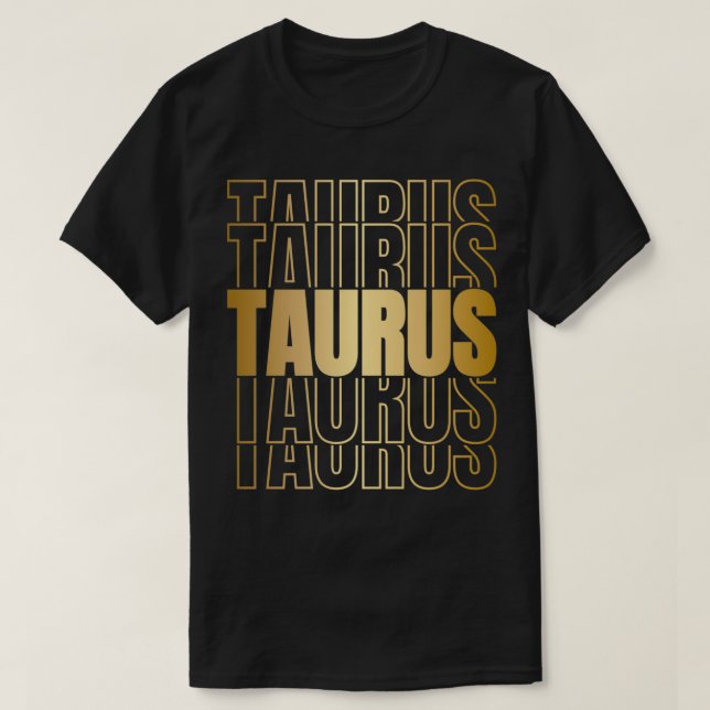 Zodiac Taurus T-Shirt (Design vorne)