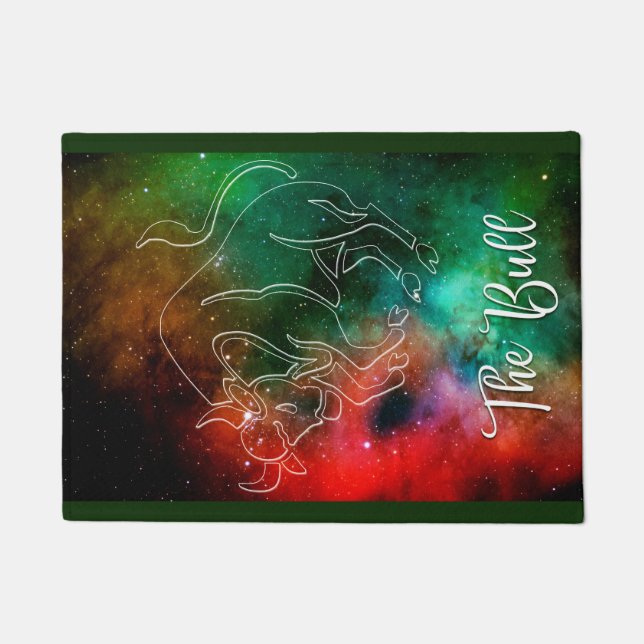 Zodiac : Taurus 'The Bull' Fußmatte (Vorderseite)