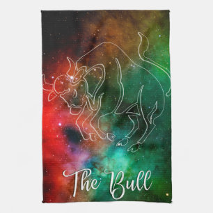 Zodiac : Taurus 'The Bull' Geschirrtuch