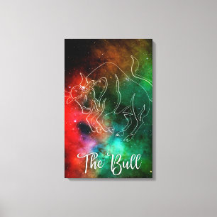 Zodiac : Taurus 'The Bull' Leinwanddruck