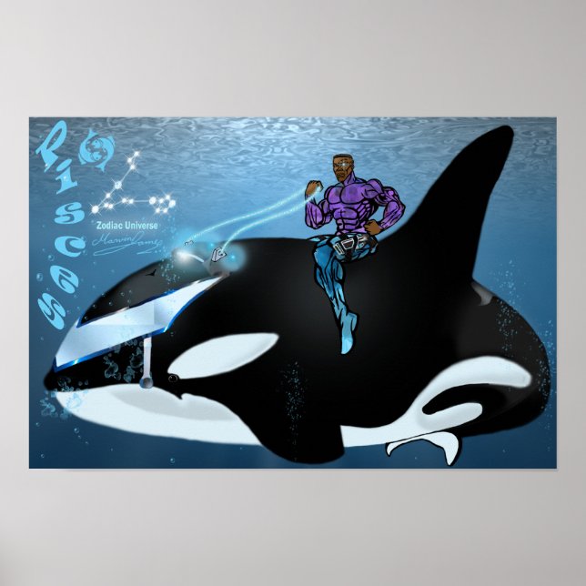 Zodiac Universe - Pisces Poster (Vorne)