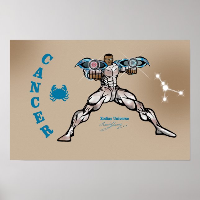 Zodiac Universe - Poster sur le cancer (Devant)