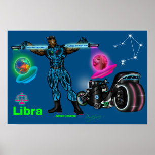 Zodiac-Universum - Waage Poster