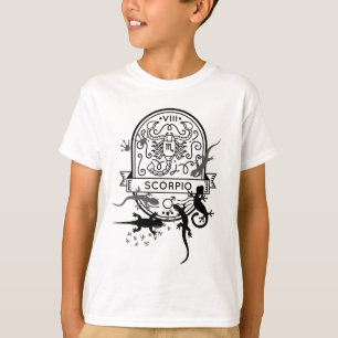 Zodiac Unterschrift und Matching Haustiere.Scorpio T-Shirt